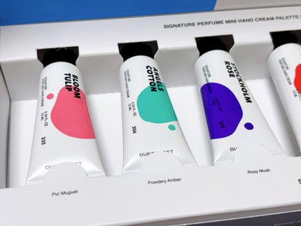 シグネチャーパフュームハンドクリームミニチュアギフトセット/DUFT&DOFT/ハンドクリームを使ったクチコミ(3枚目)