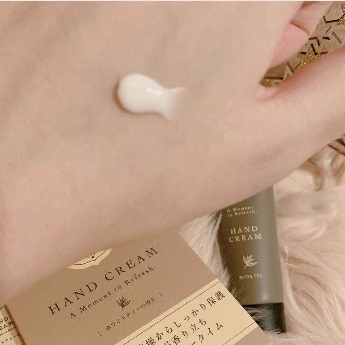 ティータイム ハンドクリーム ブラックティーの香り/BIBIDAY/ハンドクリームを使ったクチコミ（2枚目）