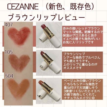 ラスティング リップカラーN/CEZANNE/口紅を使ったクチコミ（1枚目）