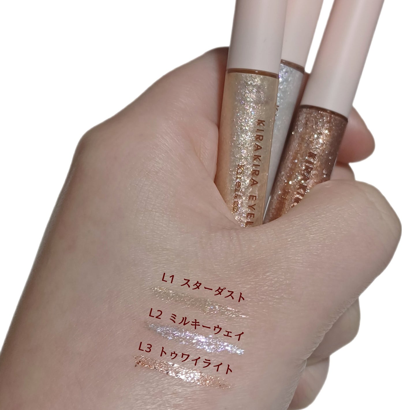 キラキラアイライナー/Kirei&co./リキッドアイライナーを使ったクチコミ(4枚目)