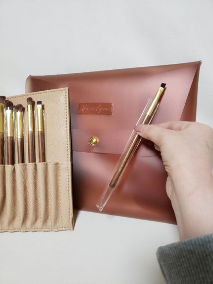 SIXPLUS X MARILYN 10本メイクアップブラシセット/SIXPLUS/メイクブラシを使ったクチコミ(3枚目)