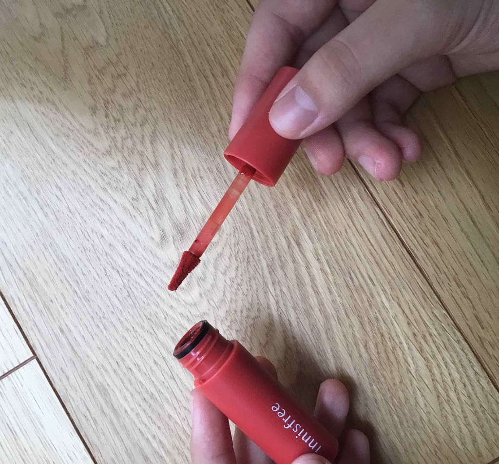 ビビッドコットン インクティント/innisfree/口紅を使ったクチコミ(2枚目)