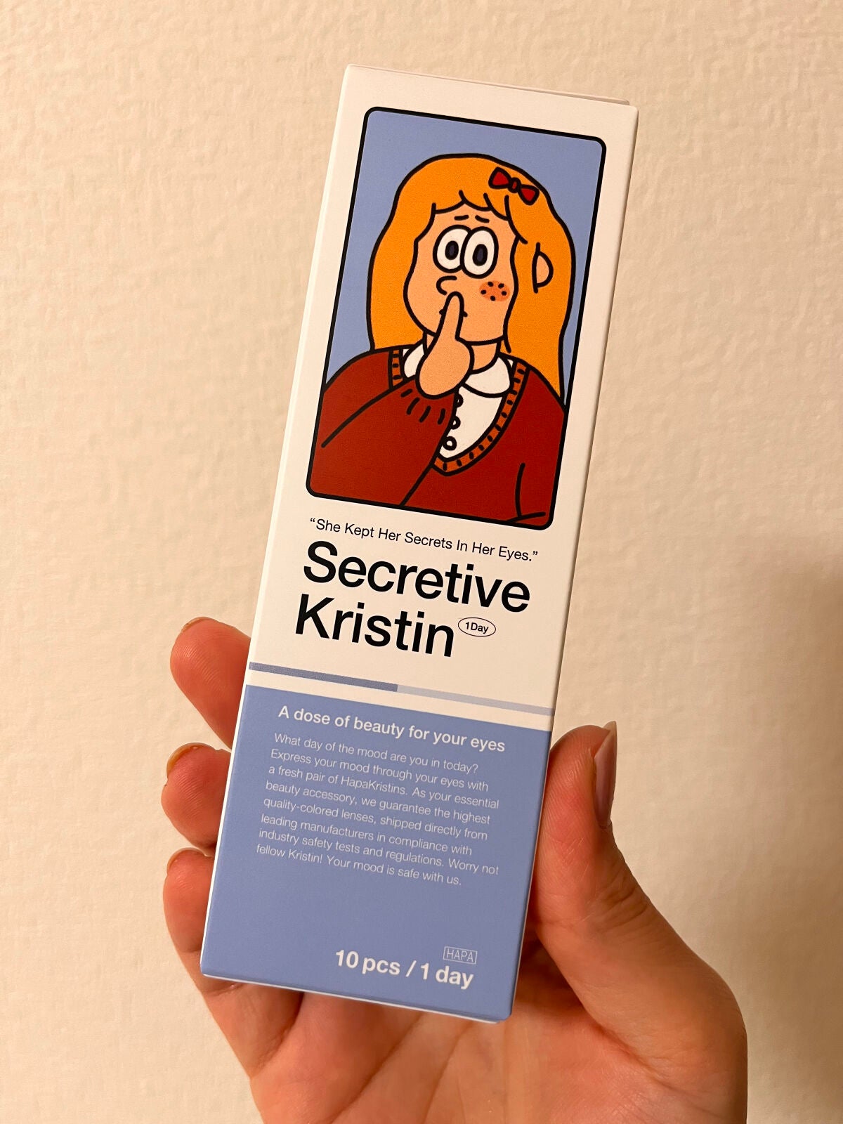 Secretive Kristen 1day/Hapa kristin/ワンデー(1DAY)カラコンを使ったクチコミ(1枚目)