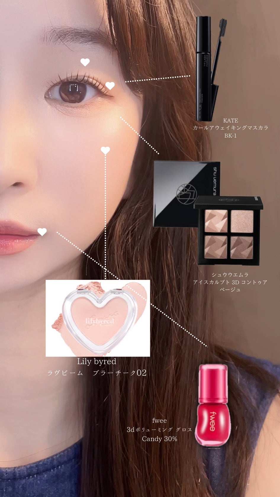 Luv Beam Blur Cheek/lilybyred/パウダーチークを使ったクチコミ(1枚目)