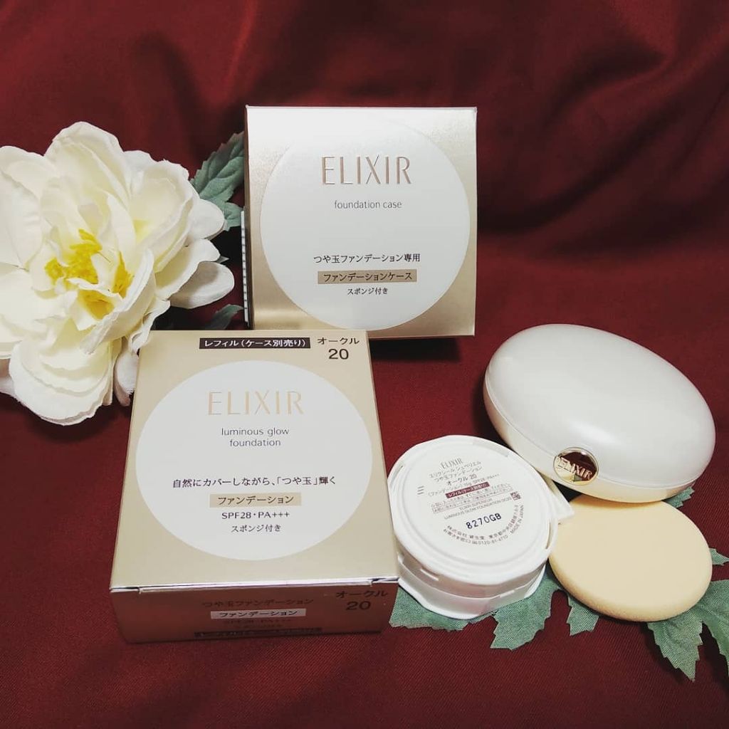 エリクシール シュペリエル つや玉ファンデーション/エリクシール/クリーム・エマルジョンファンデーションを使ったクチコミ（1枚目）