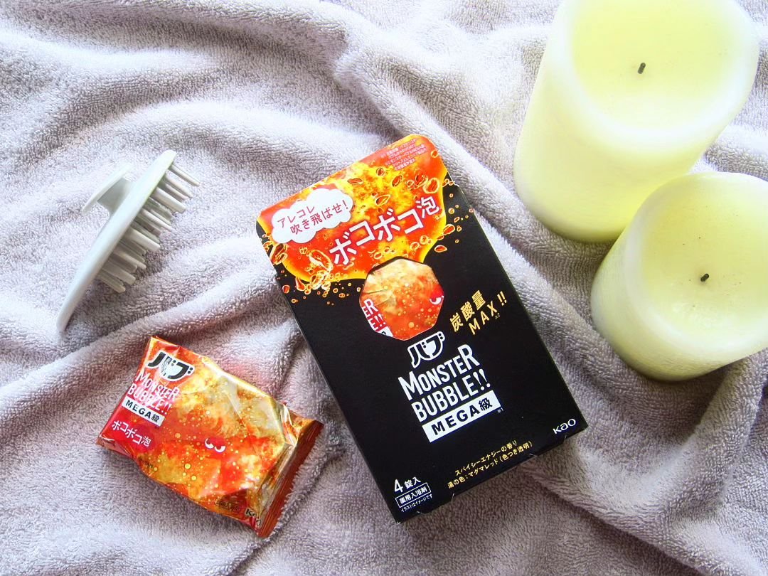 バブ モンスターバブルMEGA級 ボコボコ泡 スパイシーエナジーの香り​/バブ/炭酸系入浴剤を使ったクチコミ（1枚目）