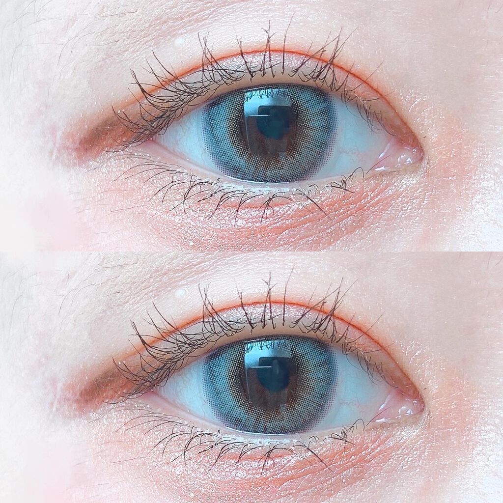 ブロー(Blow) ミッドナイトグレー(Midnight Gray)/OLOLA/カラーコンタクトレンズを使ったクチコミ（3枚目）