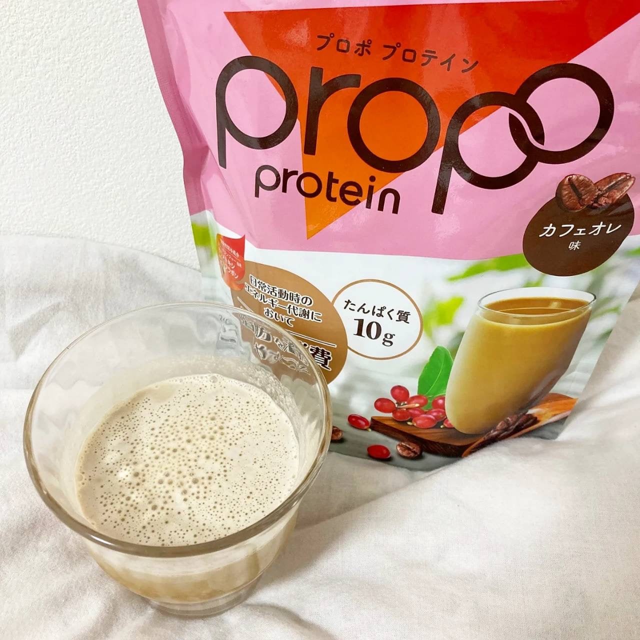 プロポ プロテイン(カフェオレ味)/ロート製薬/その他プロテインを使ったクチコミ(6枚目)