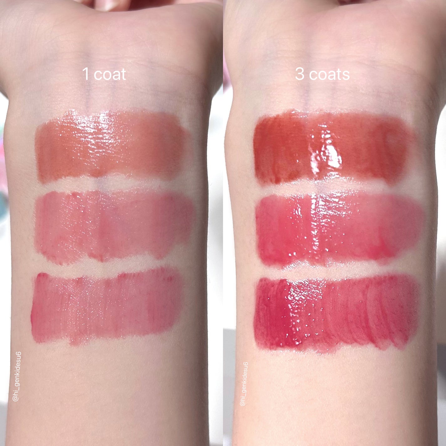 タンフルグラスティント/Colorgram/リップティントを使ったクチコミ(4枚目)