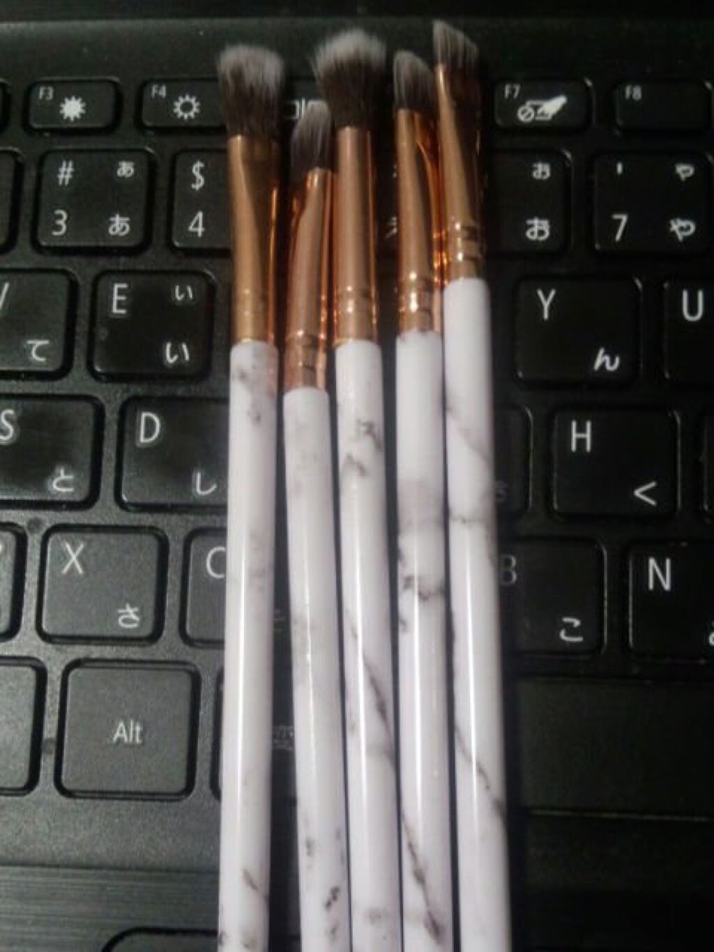 メイクブラシセット/Qoo10/メイクブラシを使ったクチコミ(4枚目)