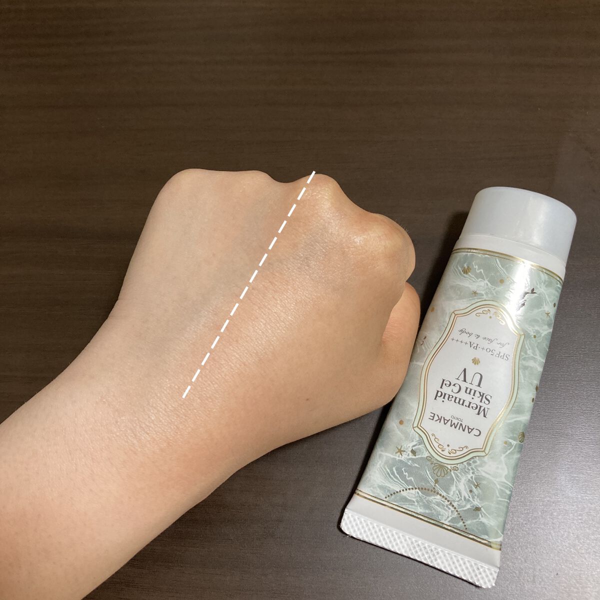 マーメイドスキンジェルUV/キャンメイク/日焼け止めジェルを使ったクチコミ（2枚目）