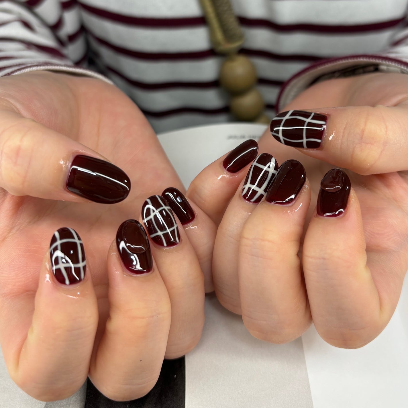 夏美🍉フォロバ on LIPS 「【秋にやっておきたい個性派チェック☑️】たった4本のラインでで..」(2枚目)