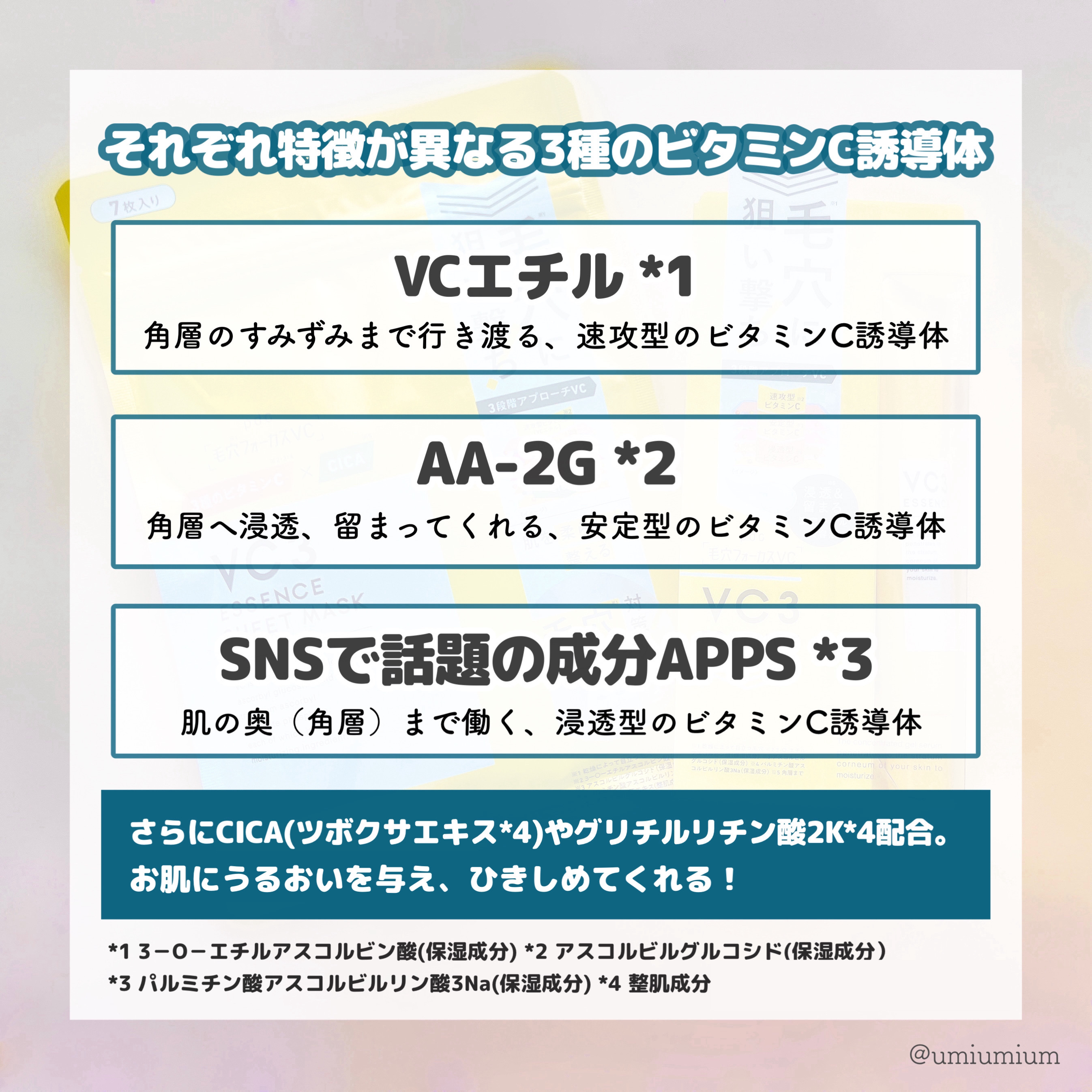 毛穴フォーカスVC VC3シートマスク/pdc/シートマスク・パックを使ったクチコミ（3枚目）