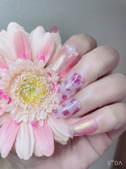 しずくネイルシール/キャンドゥ/ネイルシールを使ったクチコミ(1枚目)