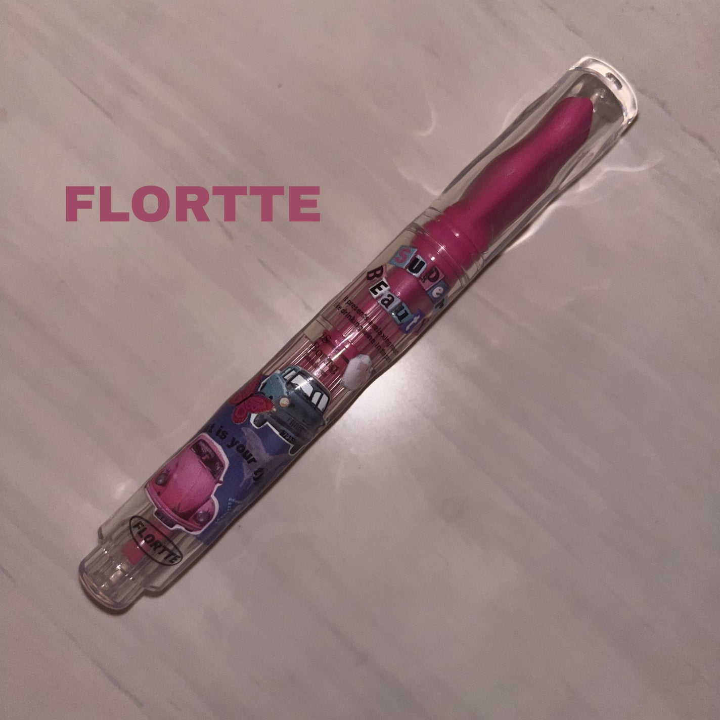 フロレット メルティーハート スティックグロス/FLORTTE/口紅を使ったクチコミ(1枚目)