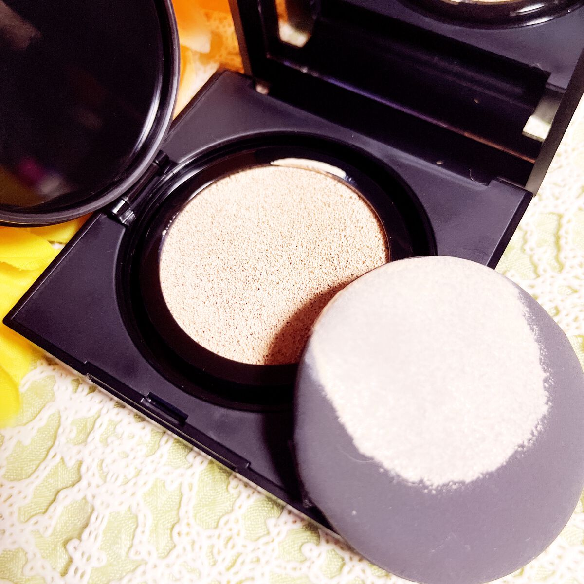 ナチュラルラディアント ロングウェア クッションファンデーション/NARS/クッションファンデーションを使ったクチコミ(2枚目)