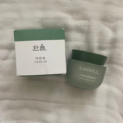ピュアアルテミシア カーミングウォータークリーム/HANYUL(ハンユル)/フェイスクリームを使ったクチコミ(2枚目)