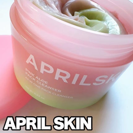 ピンクアロエメレンゲクレンザー/APRILSKIN/その他洗顔料を使ったクチコミ(1枚目)
