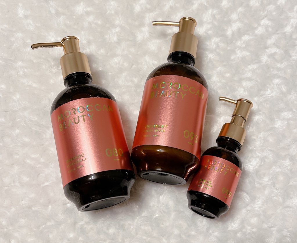 モロッカンビューティ ハイドロリペア ヘアオイル/モロッカンビューティ/ヘアオイルを使ったクチコミ（1枚目）