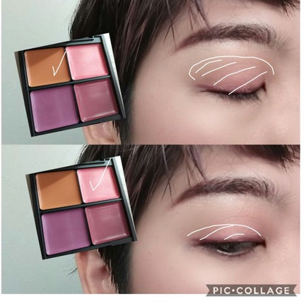 フュージングカラーパレット/LUNASOL/アイシャドウパレットを使ったクチコミ(4枚目)