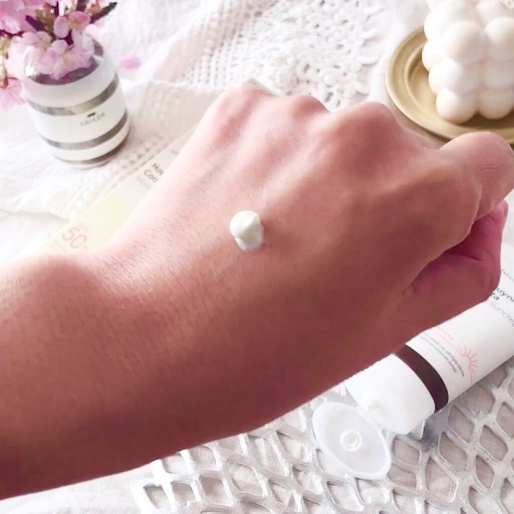 HCモイスチャーサンクリーム/allNATURAL/日焼け止めクリームを使ったクチコミ（3枚目）