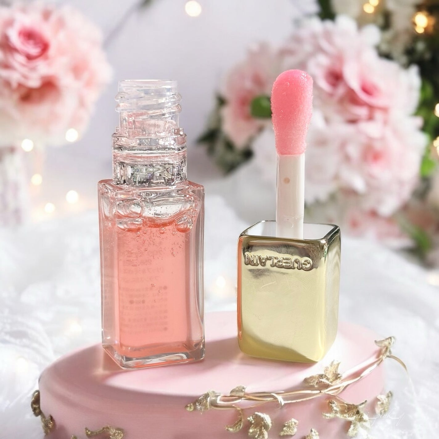 キスキス ビー グロウ オイル/GUERLAIN/リップグロスを使ったクチコミ(7枚目)