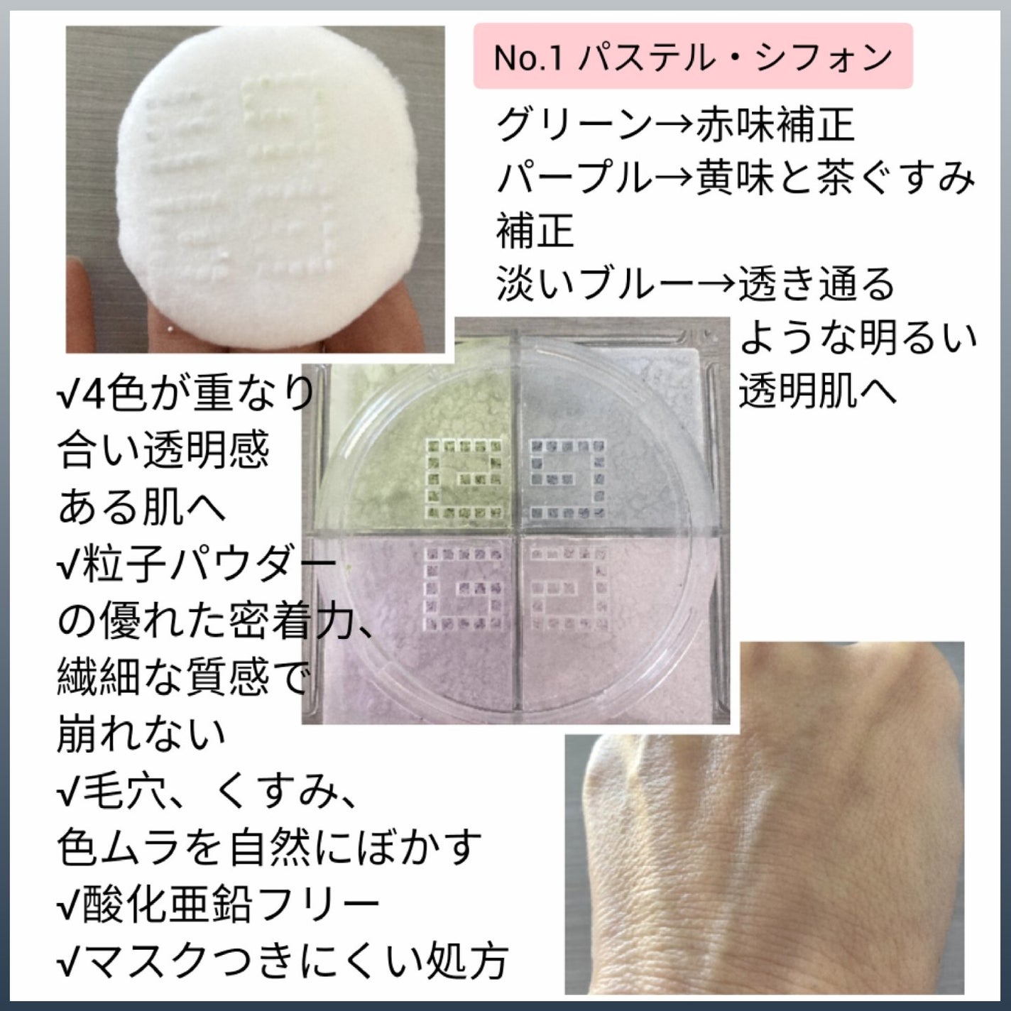 プリズム・リーブル/GIVENCHY/ルースパウダーを使ったクチコミ(6枚目)