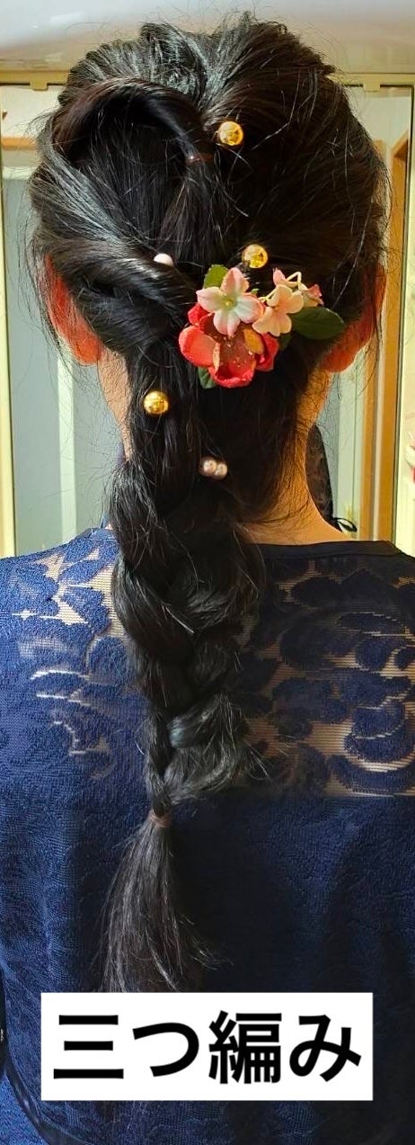 ちいくま on LIPS 「結婚式ヘアアレンジ✨結婚式、ご祝儀だけでもお金がかかるのでそれ..」(3枚目)