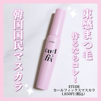 カールフィックスマスカラ/ETUDE/マスカラを使ったクチコミ(1枚目)