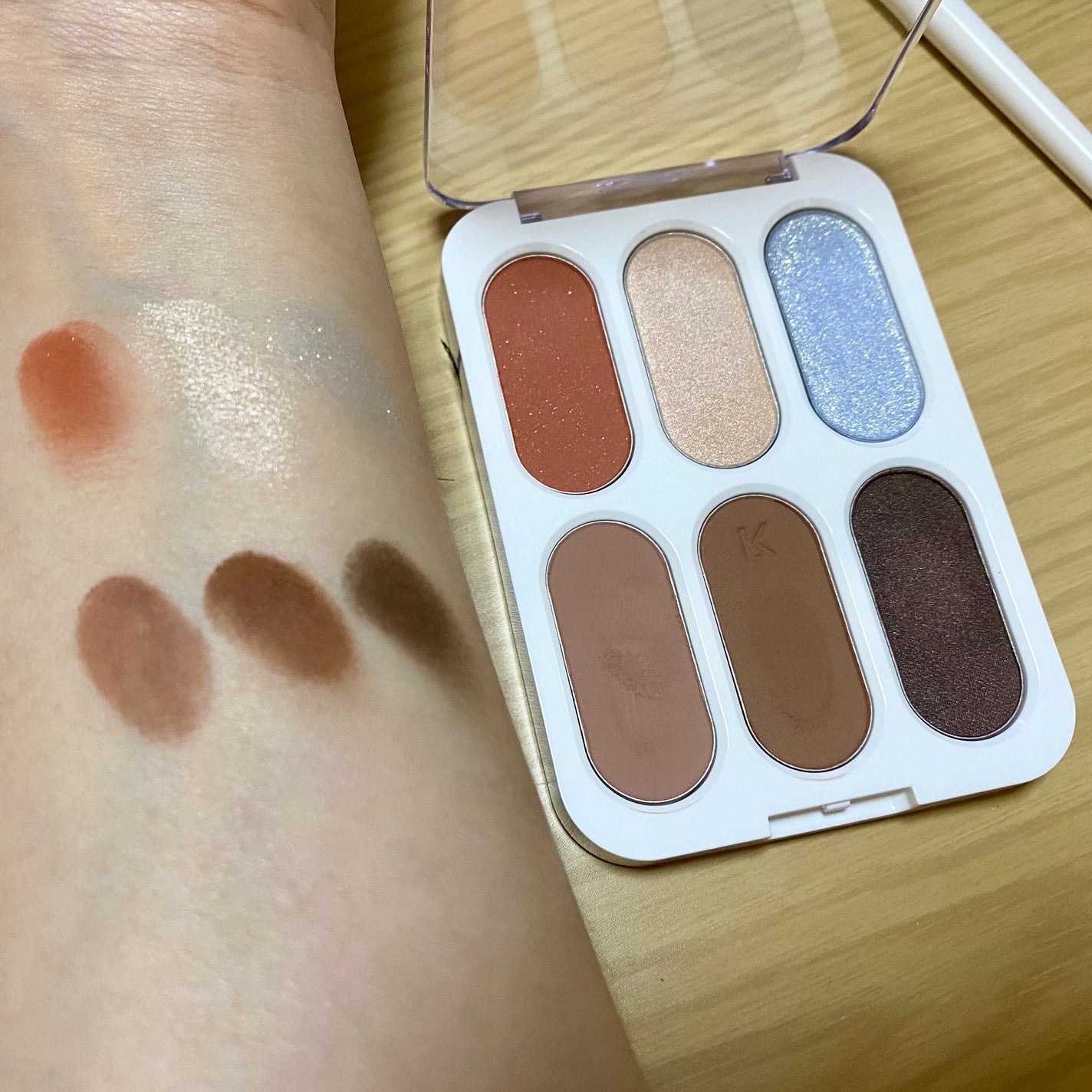 フォーエバー6アイパレット/Laka/アイシャドウパレットを使ったクチコミ(2枚目)