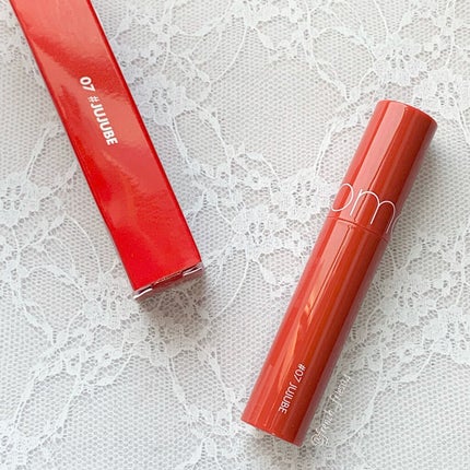 ジューシーラスティングティント/rom&nd/リップティントを使ったクチコミ(4枚目)