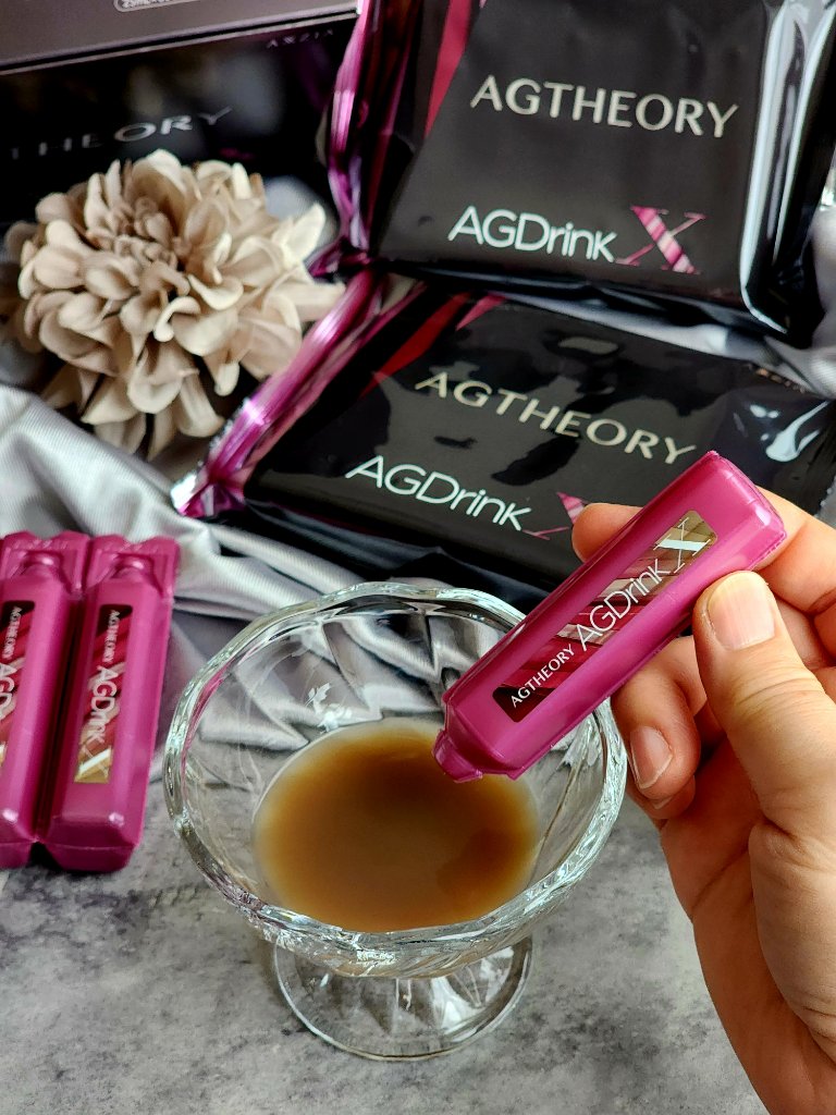 エイジーセオリーAGドリンクX/AXXZIA/美容ドリンクを使ったクチコミ（1枚目）