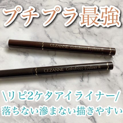 極細 アイライナーR/CEZANNE/リキッドアイライナーを使ったクチコミ(1枚目)