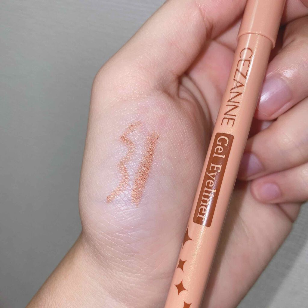 ジェルアイライナー/CEZANNE/ジェルアイライナーを使ったクチコミ(2枚目)