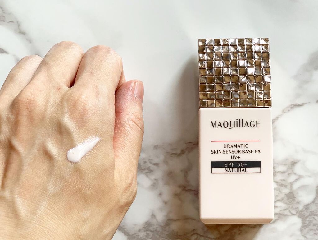ドラマティックスキンセンサーベース EX UV+/マキアージュ/化粧下地を使ったクチコミ（2枚目）