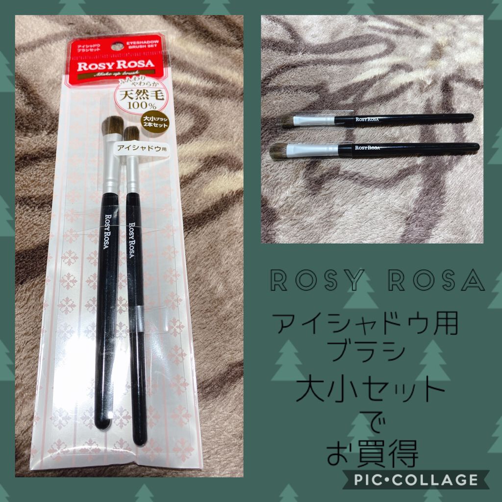 アイシャドウブラシセット/ロージーローザ/メイクブラシを使ったクチコミ（1枚目）