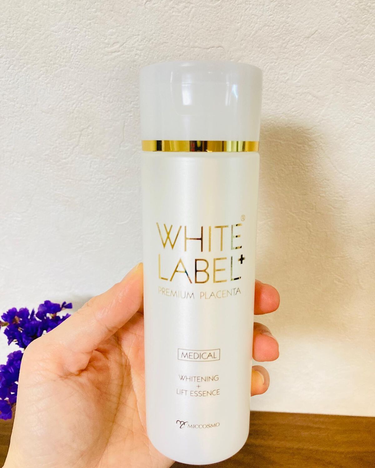ホワイトラベルプラス 薬用プラセンタの美白リフト美容水/ホワイトラベル/化粧水を使ったクチコミ（1枚目）