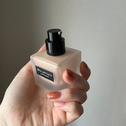 (旧)アンリミテッド ラスティング フルイド/shu uemura/リキッドファンデーションを使ったクチコミ(2枚目)