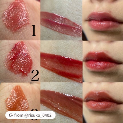 ウォータリーティントリップ/CEZANNE/リップティントを使ったクチコミ(4枚目)