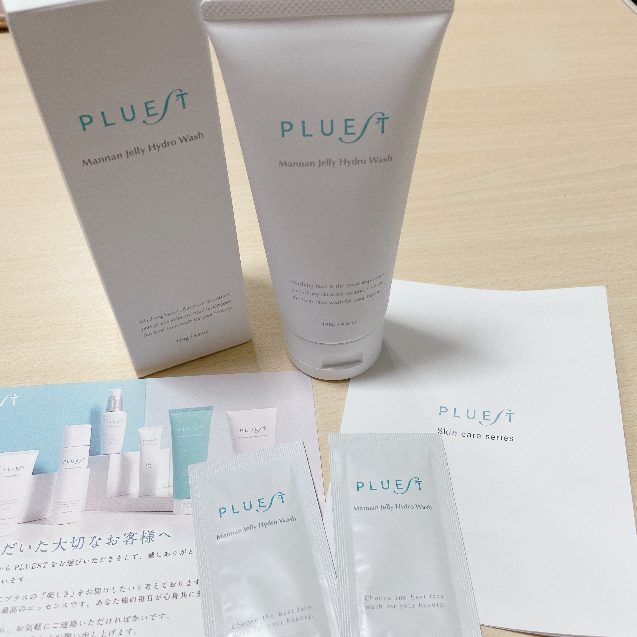 マンナンジェリーハイドロウォッシュ/PLUEST/洗顔料を使ったクチコミ（1枚目）