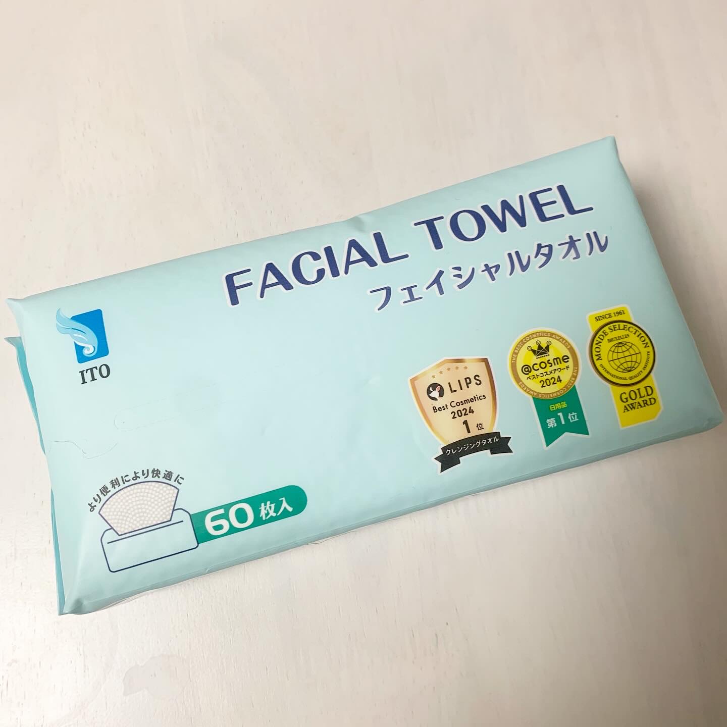 ITOフェイシャルタオル/ITO/クレンジングタオルを使ったクチコミ（2枚目）