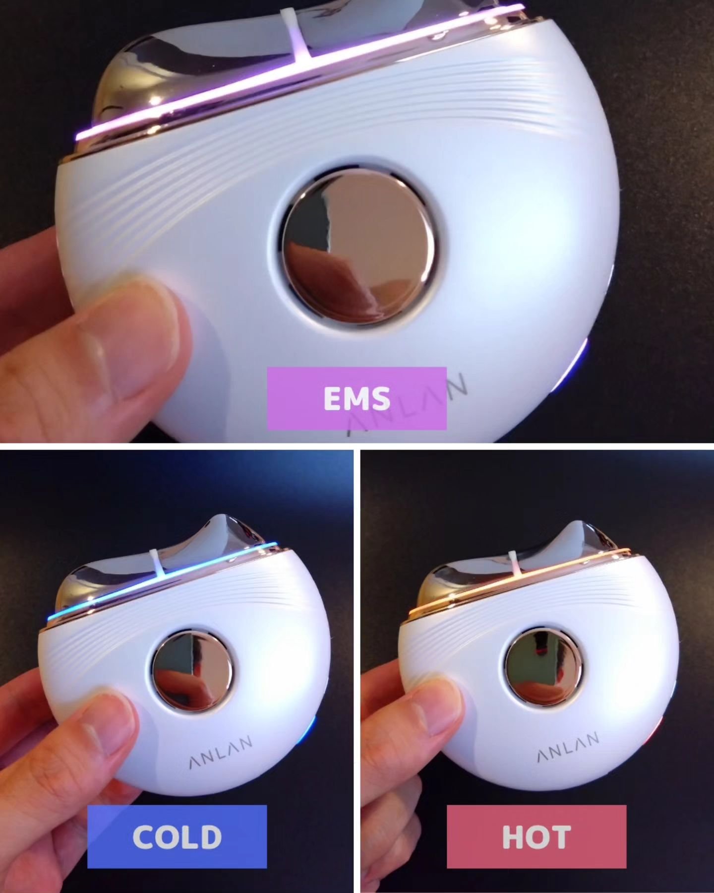 温冷リフトかっさ/ANLAN/美顔器・マッサージを使ったクチコミ（3枚目）