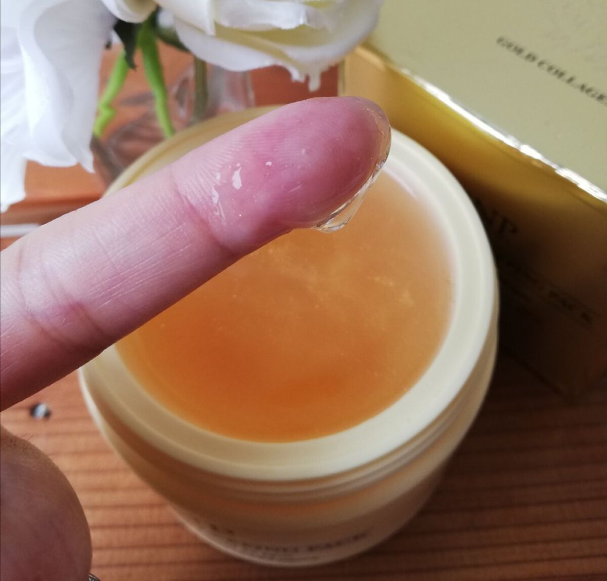 SNP ゴールド コラーゲン スリーピング パック/SNP/シートマスク・パックを使ったクチコミ(4枚目)