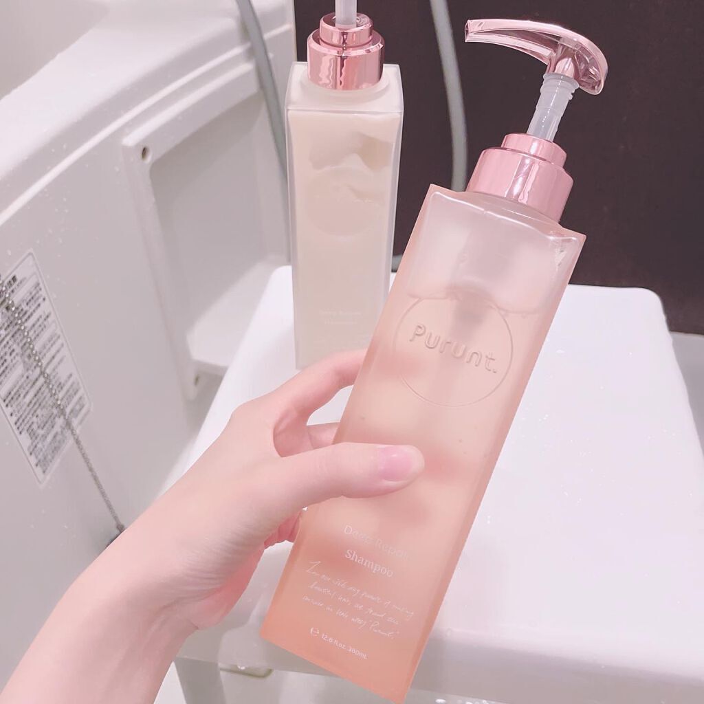 プルント ディープリペア美容液シャンプー／トリートメント/Purunt./市販シャンプーを使ったクチコミ（3枚目）