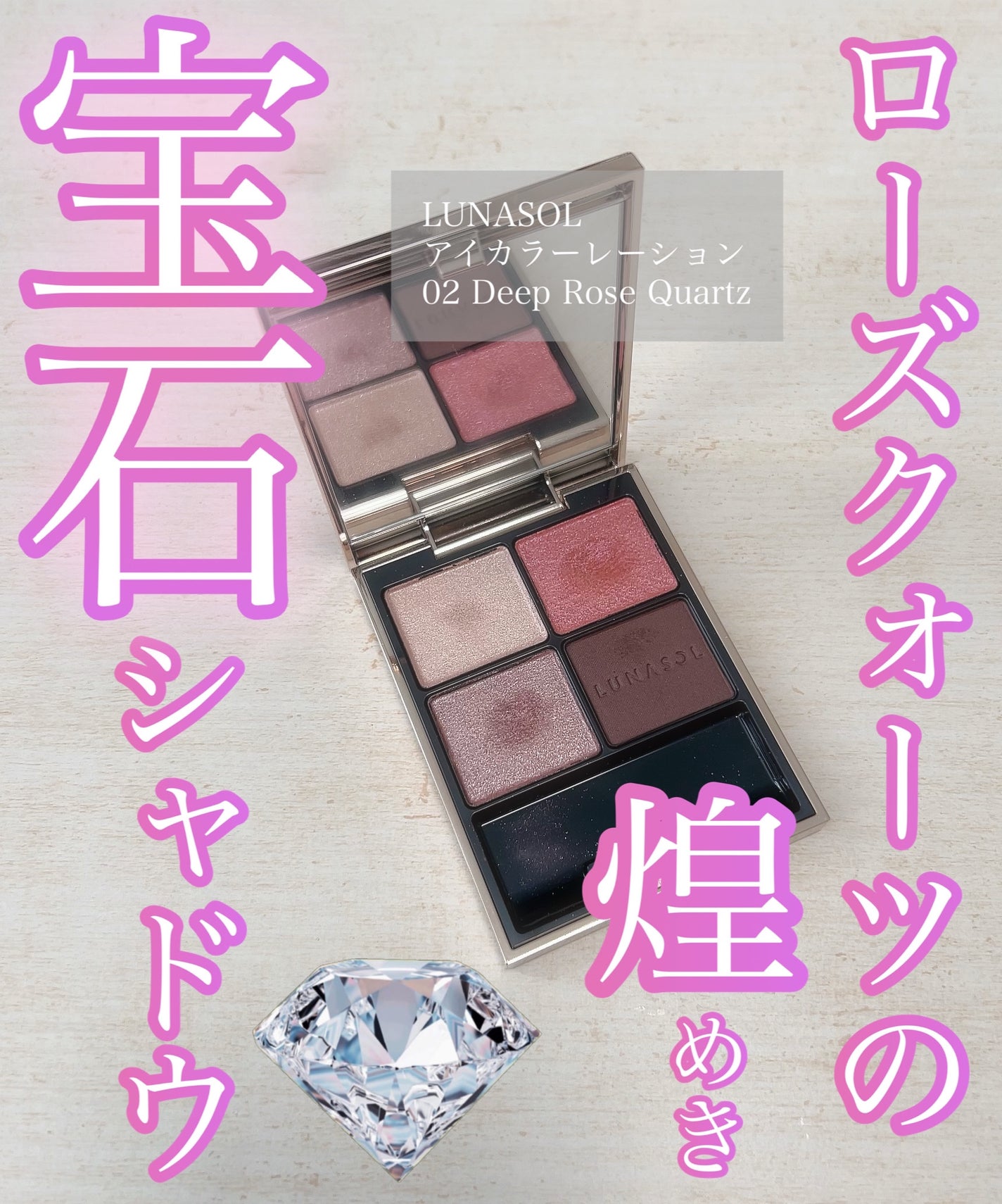 アイカラーレーション/LUNASOL/アイシャドウパレットを使ったクチコミ(1枚目)