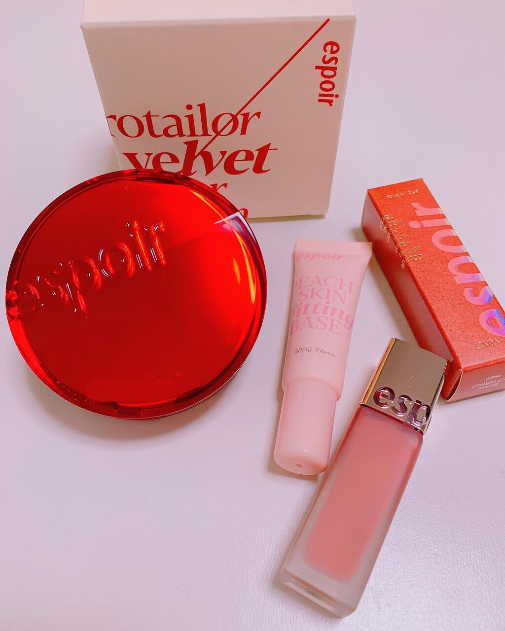 ピーチスキンフィッティングベース/espoir/化粧下地を使ったクチコミ（1枚目）