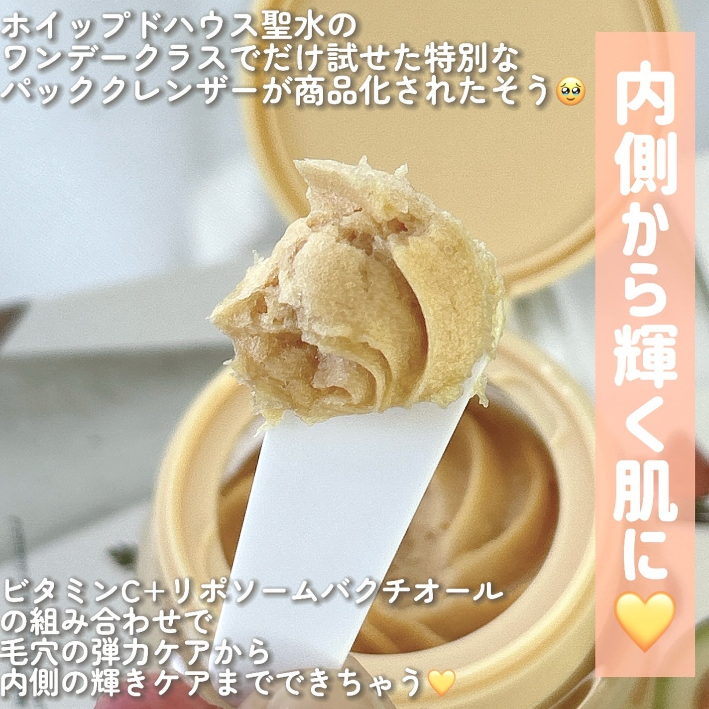 ヴィーガンパッククレンザー/WHIPPED/洗顔フォームを使ったクチコミ(4枚目)