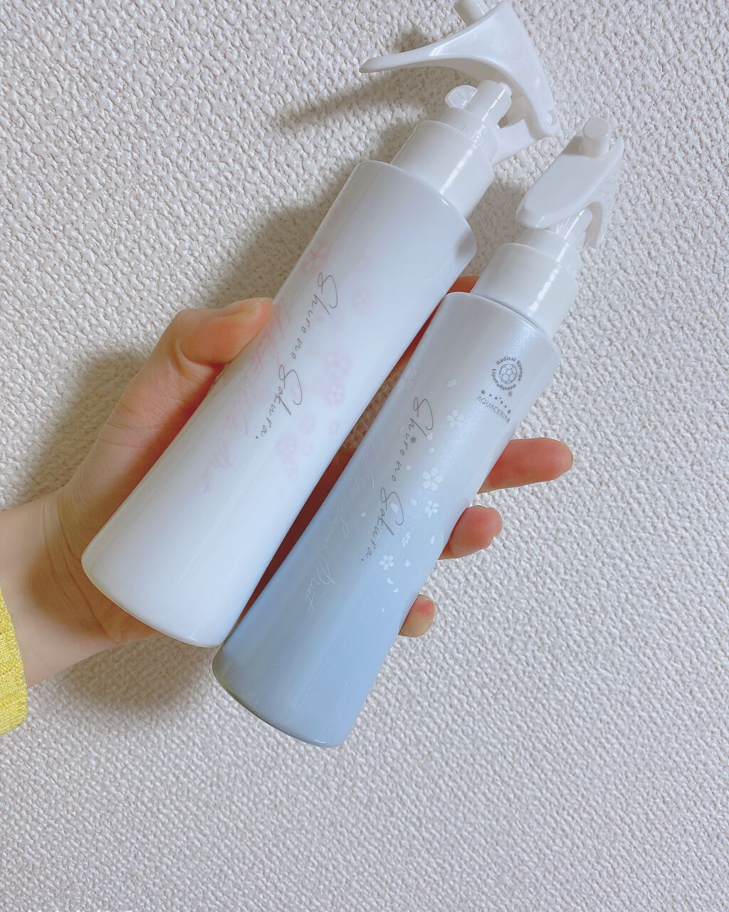 りー on LIPS 「シロノサクラ『雪模様』と『水芭蕉』本当に1回つけただけで分かる..」(1枚目)