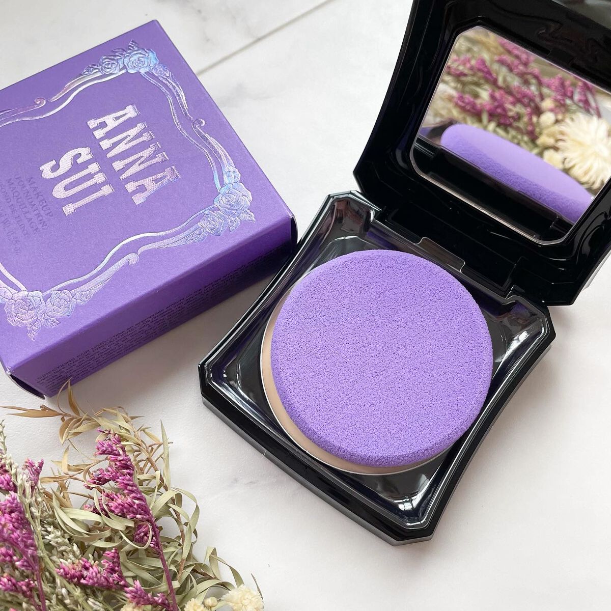 メイクアップ 00/ANNA SUI/パウダーファンデーションを使ったクチコミ（2枚目）