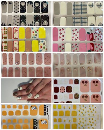 ネイルシール/Qoo10/ネイルシールを使ったクチコミ(4枚目)